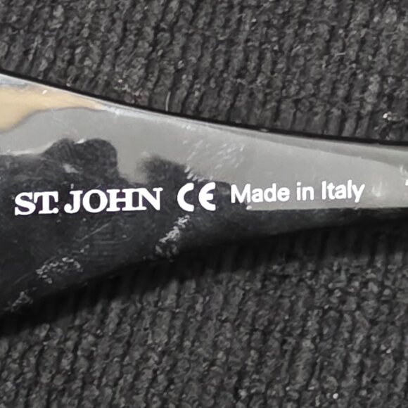ST John Black Knit Logo Sunglasses main image 4